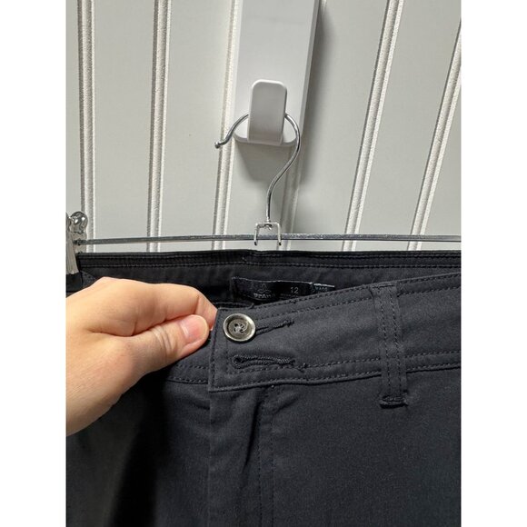 prAna Black Halle Convertible Pant W4117RG03 Size 12 - Picture 2 of 7